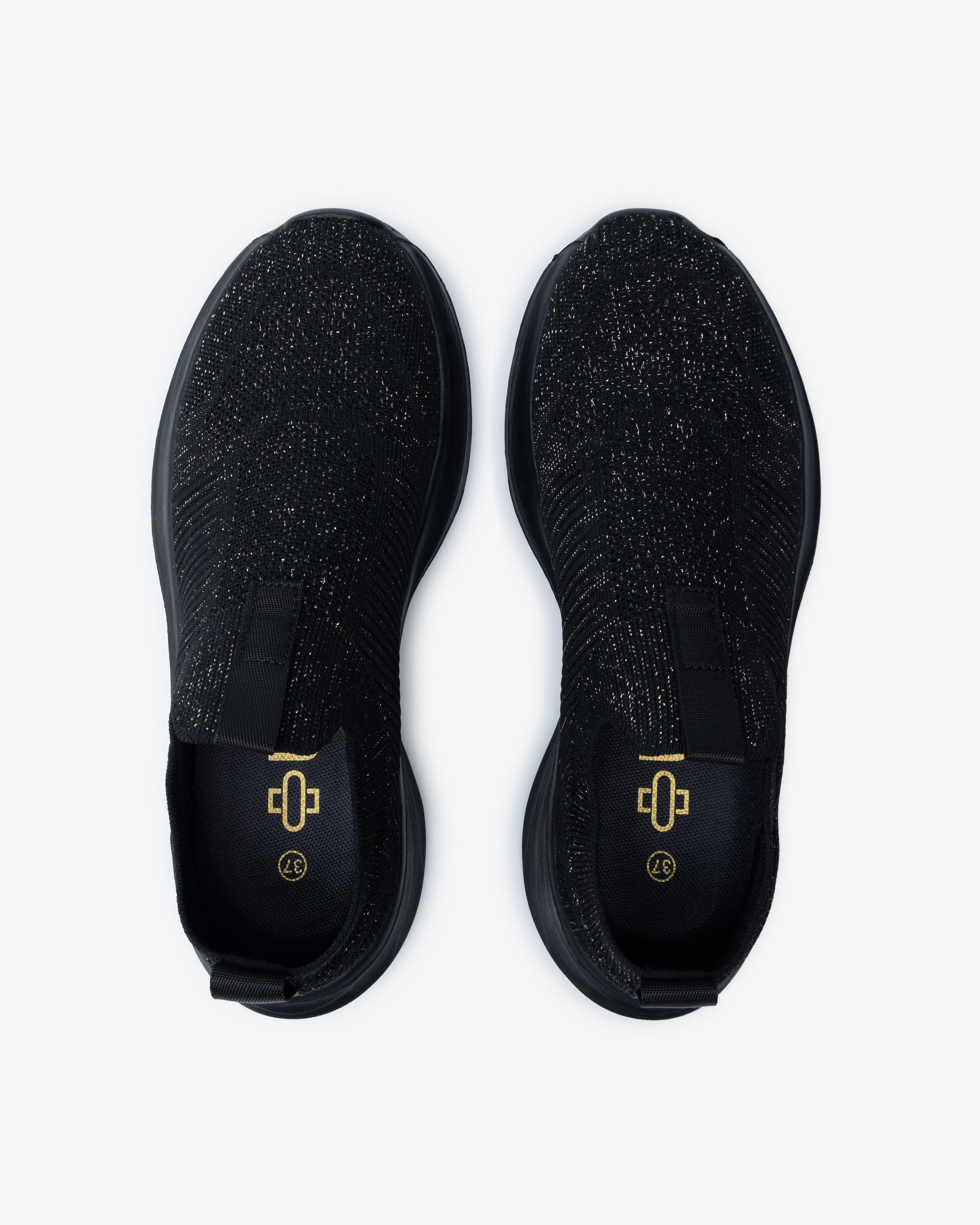 Beez Remedy Glitter Sneakers Guld/Sort