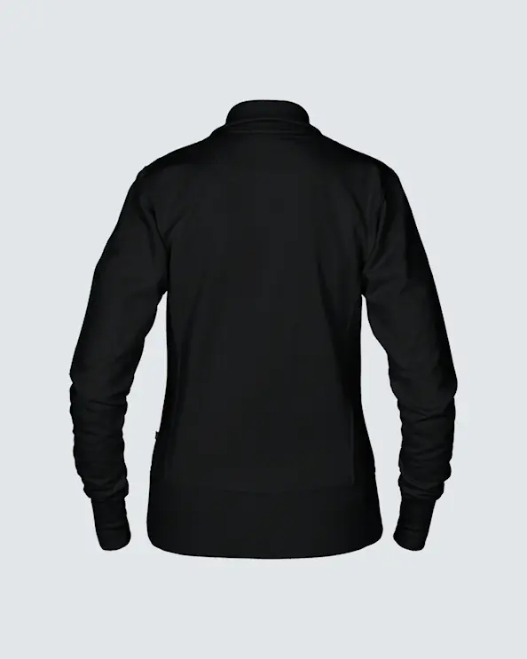 Texstar Sweatshirt med dragkedja Dam Svart