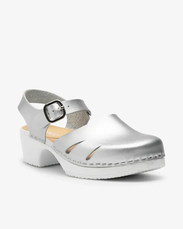 Beez Très Chic Silver Metallic Työkengät
