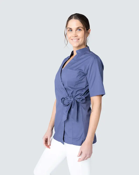 WAW Livia Wrap top Blue