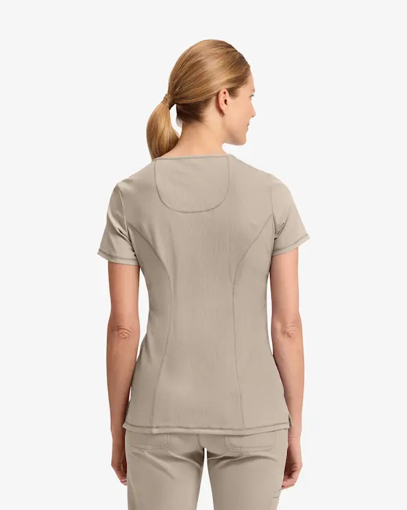 Infinity Mock Wrap Top CKE2625A Khaki