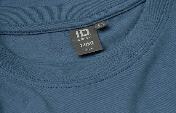 ID Identity T-shirt T-TIME Herr Blå