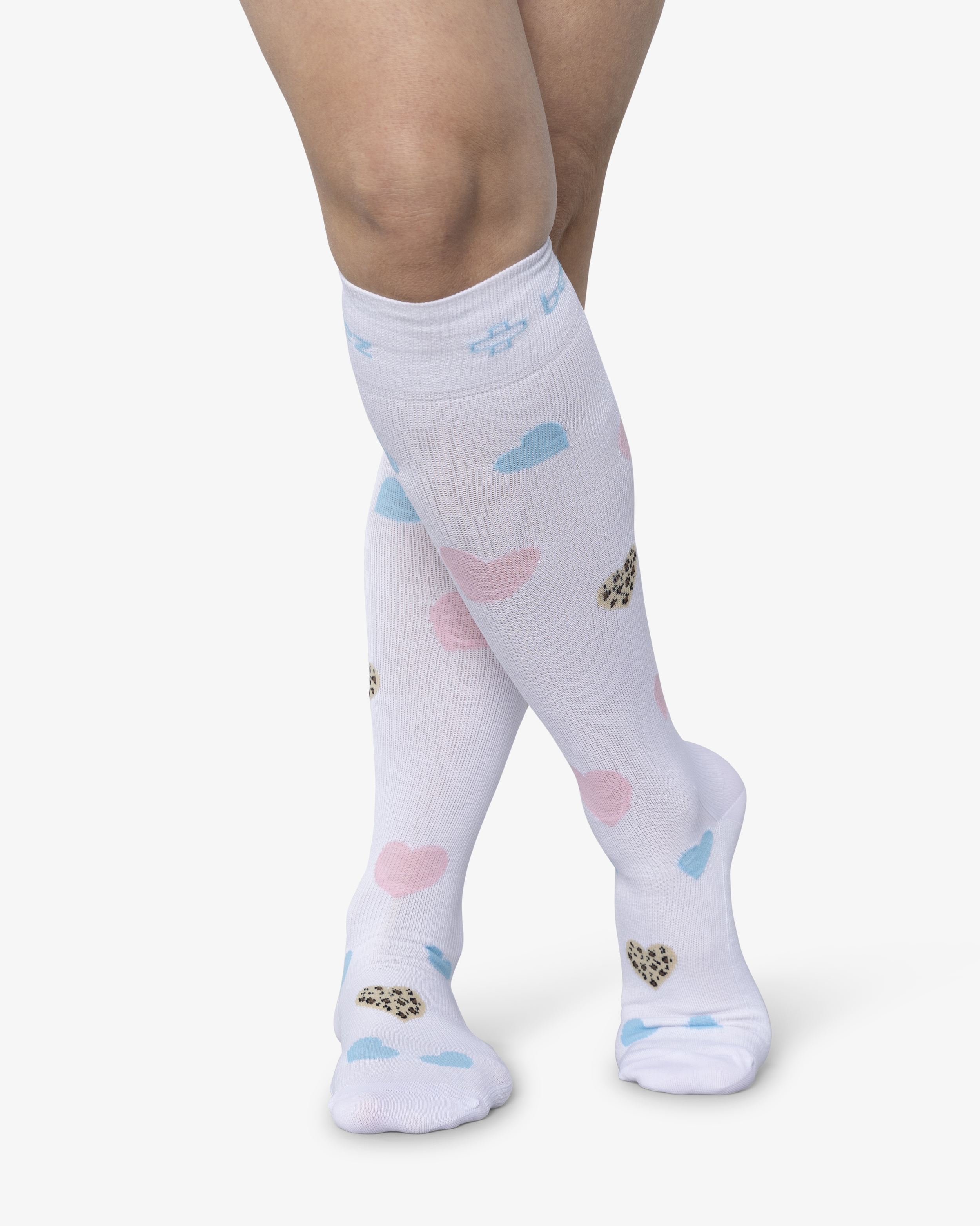 Beez Tukisukat Hjerta Valkoinen