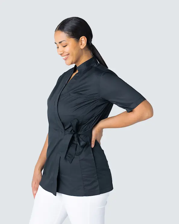 WAW Livia Wrap top Black