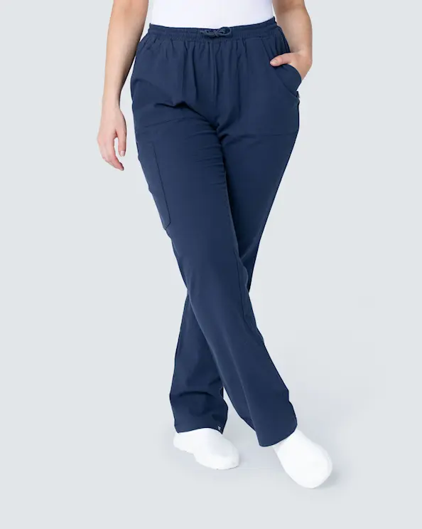 Hejco Crinkle Drew Mörkblå Byxa Unisex