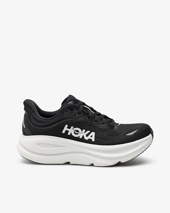 Hoka W Bondi 9 Joggesko Black/White