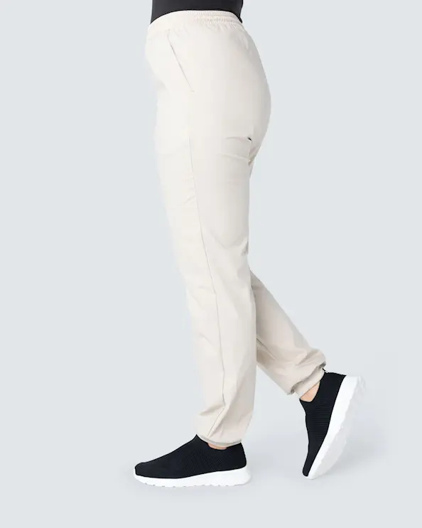 Almedahls Khaki Bukser med Manchet Unisex