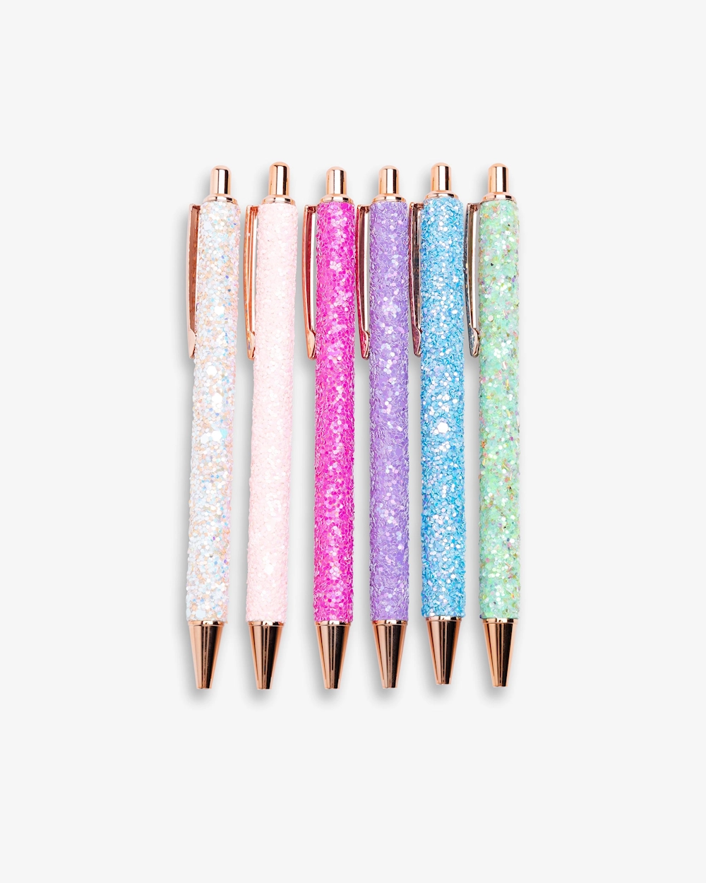 Kuglepen Glitter Lilla Pack