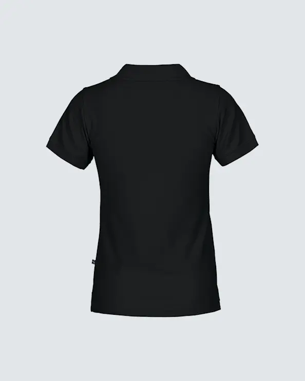 Texstar Classic Piké Dame Svart