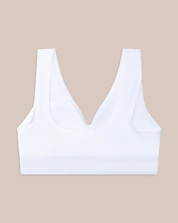 Seamless top Marie avtagbare innlegg, Hvid