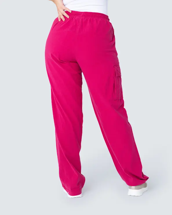 South West Cotton Crincle Cody Fuksia Bukse Unisex