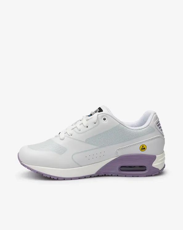 Safety Jogger Ela Slip-on ESD Sneaker Vit/Lila
