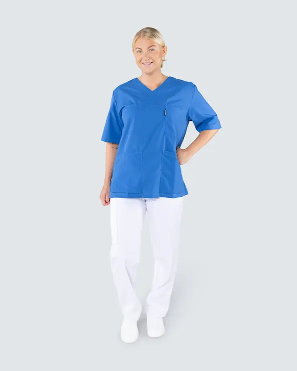 Almedahls Sininen V-paitapusero Tencel Unisex