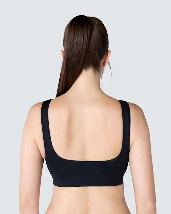 Seamless Topp Marie Svart uttagbara inlägg