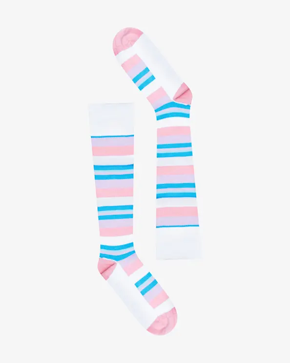 Støttestrømpe Adele Stribet