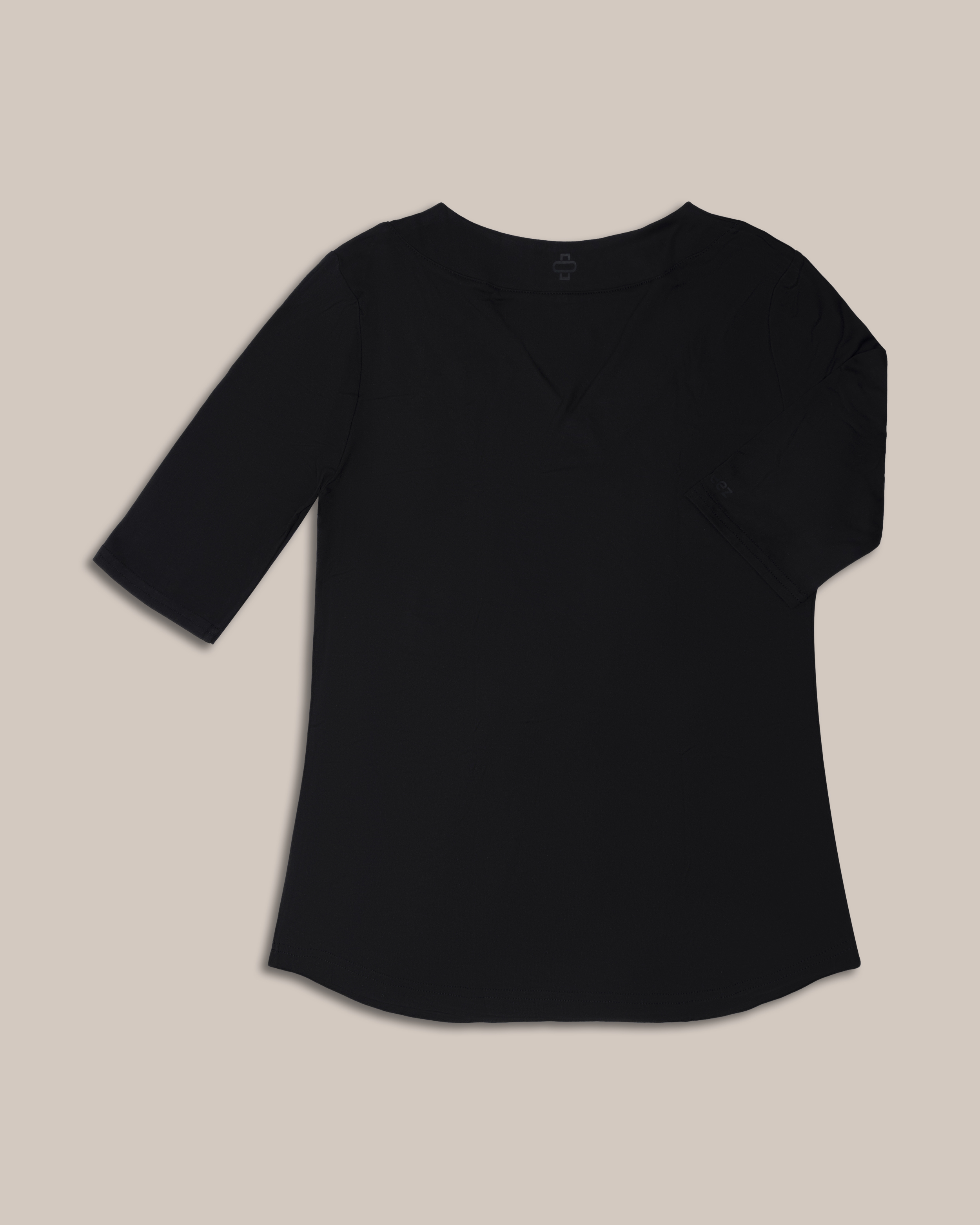 Beez T-skjorte 3/4 erme Svart 3-pakning