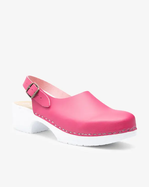 Beez Modeste Arbejdssko Rosa/Hvid Vegansk