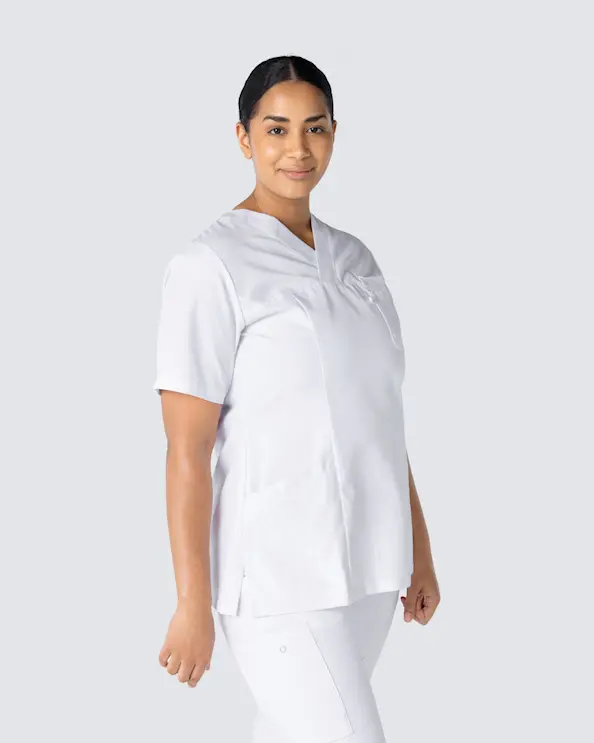 Segers Valkoinen Tunika Tencel Unisex