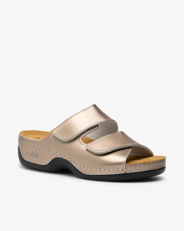 Embla 2530 Ergoflex Sandal Champagne/Metallic