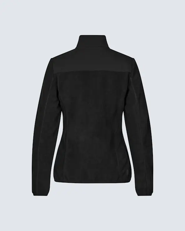 ID Identity Bonded-Fleecejacke Damen Schwarz