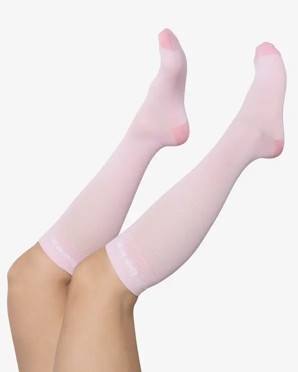 Beez Støttestrømpe Lolly Lyse rosa