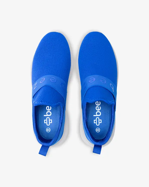 Beez Bliss Slip-on Cobalt Blue Sneakers
