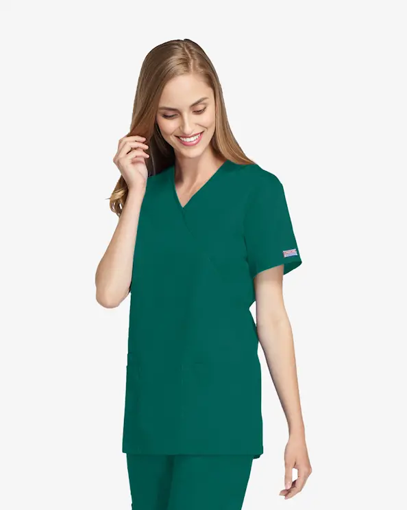 Cherokee Originals Mock Wrap Top WWE4801 Mørke grønn