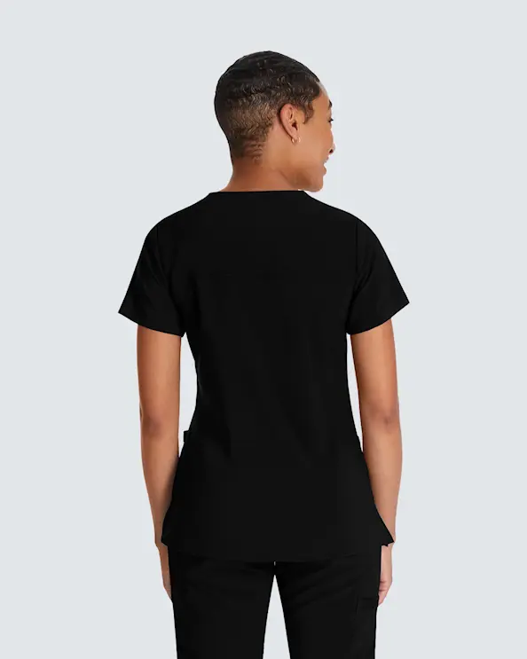 Dickies Essentials Mock Wrap Top DKE625 Sort