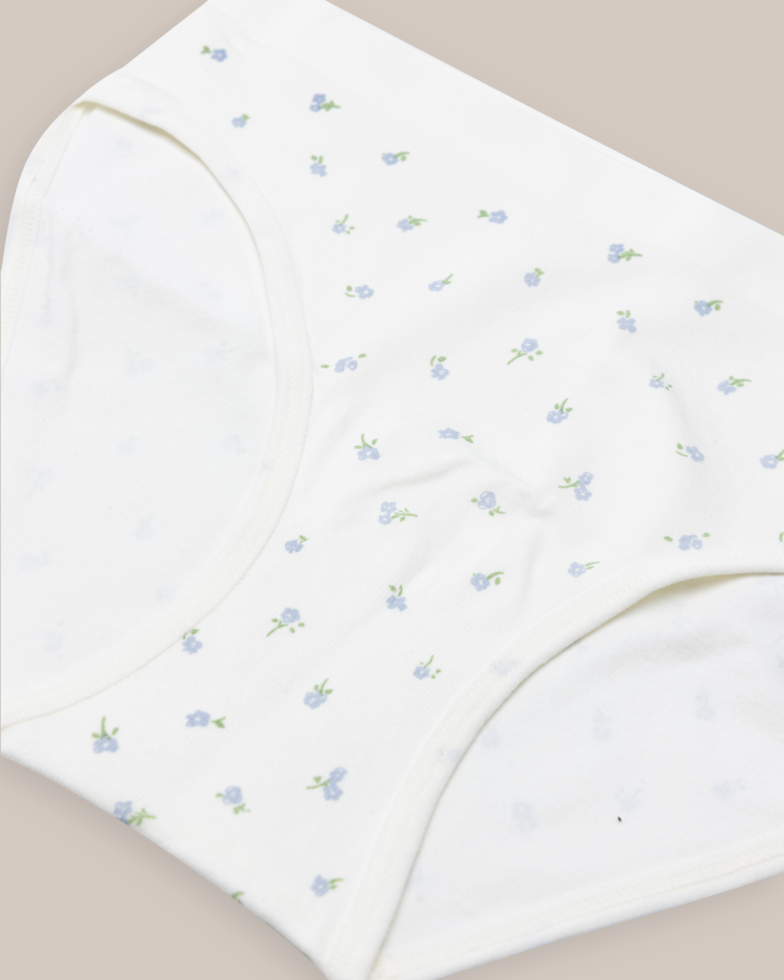 Seamless Truse Jonna Småblomstret Hvit