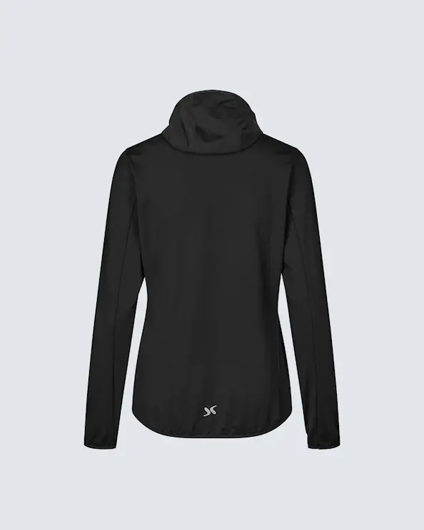 Geyser Stretch Hoodie Dam Svart