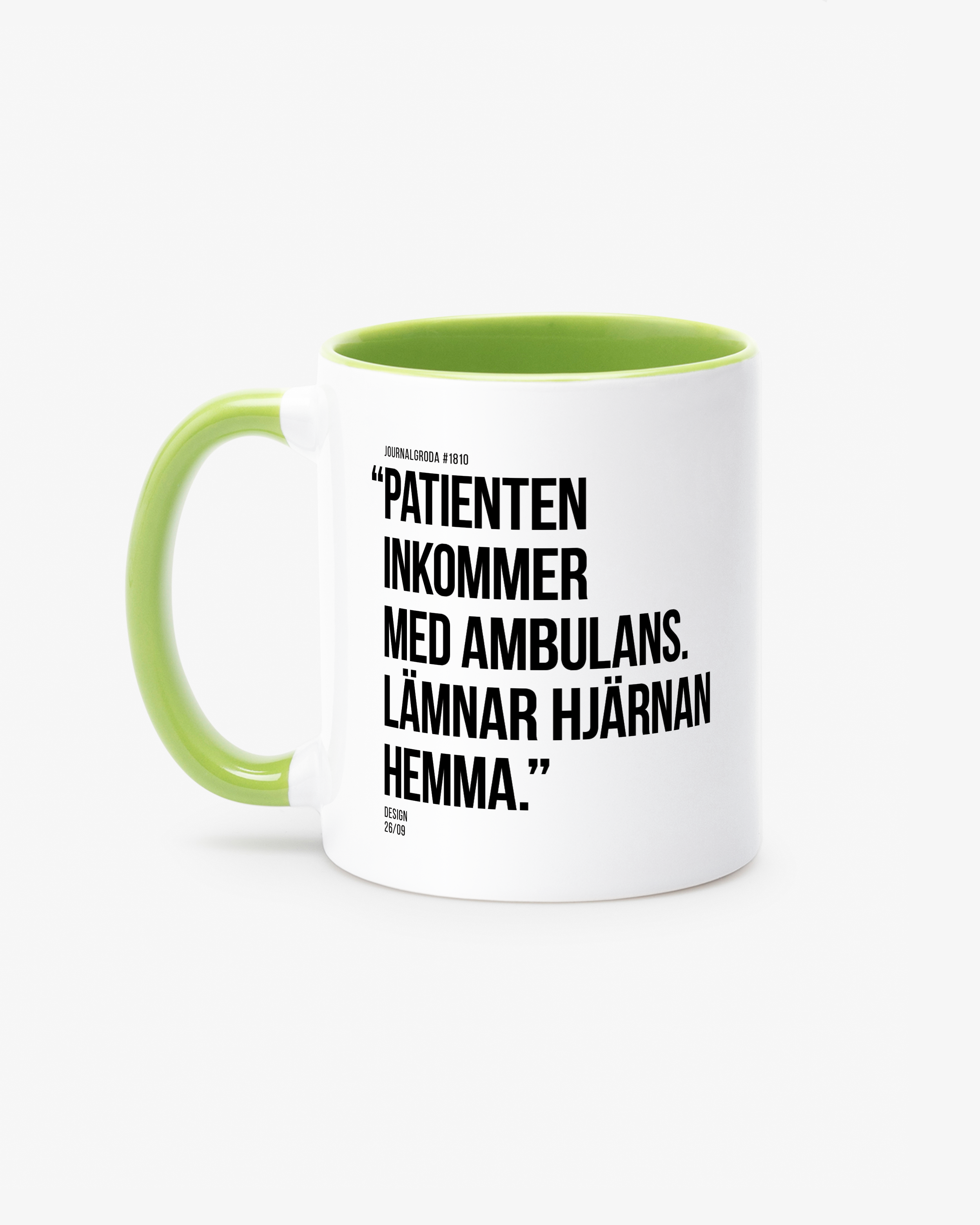 Journalgrodor Mugg #3 Grön