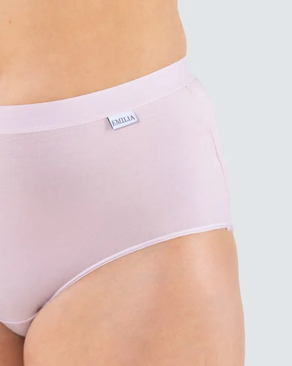 Highwaist-trosa Bambu Rosa