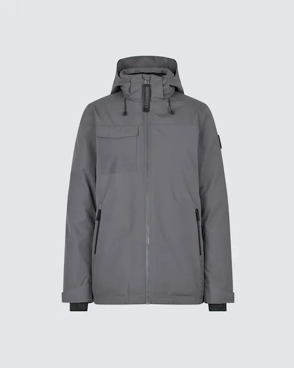 ID Identity Vinterjakke med hette for dame Grå