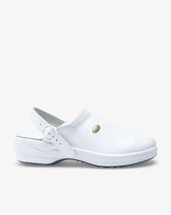 Scholl New Bonus Slip-on Arbetssko Vit