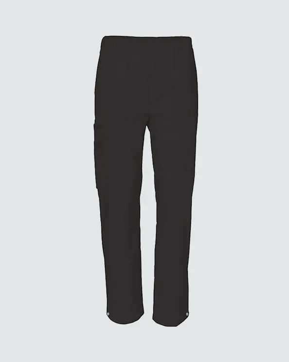 Almedahls Sort Elastikbukser med Justerbar Benslutning Unisex