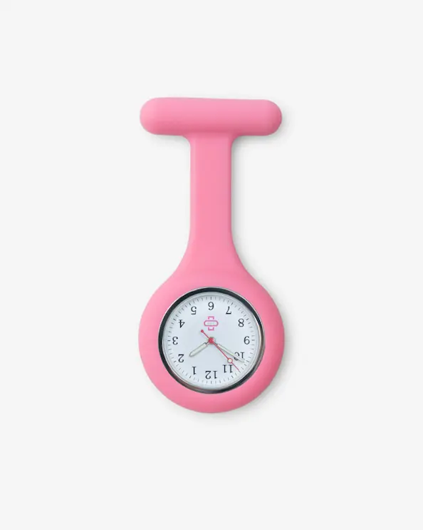 Sykepleierklokke Pudderrosa
