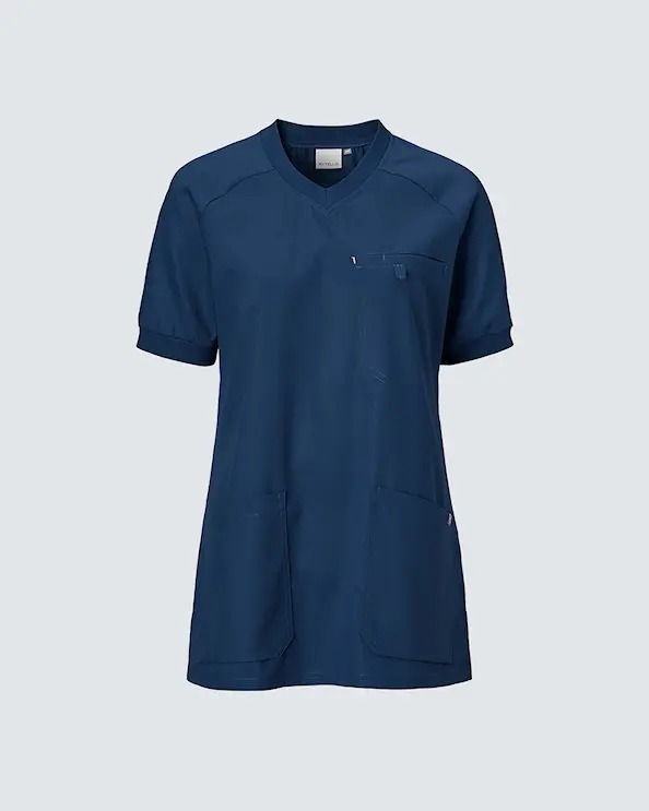 Nytello Busseronne Med V-hals Til Kvinder Navyblå