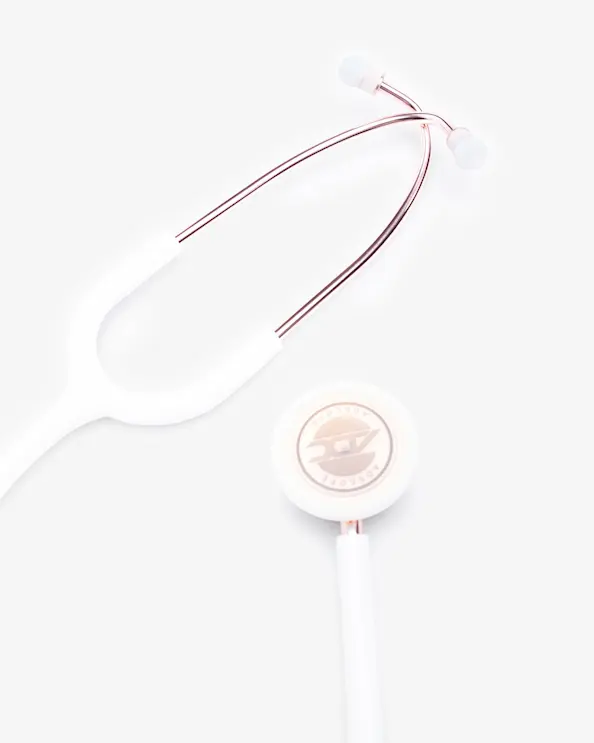 ADC Clinician Stetoskop 603 Vit/Roséguld