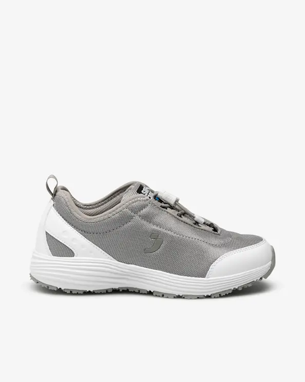 Safety Jogger Maud Slip-on Sneaker Bred Ljusgrå