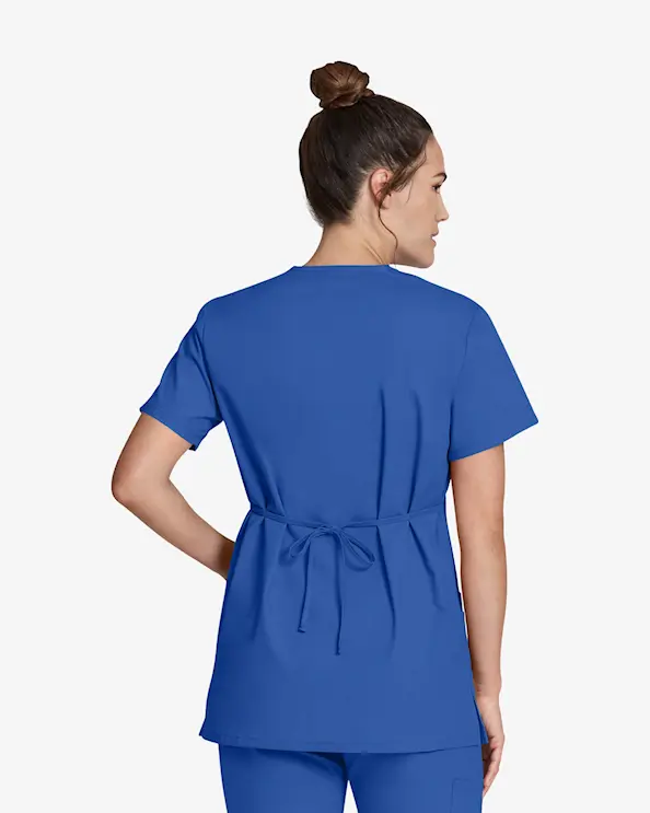 Dickies Signature Mock Wrap Top DKE632 Royal Blue