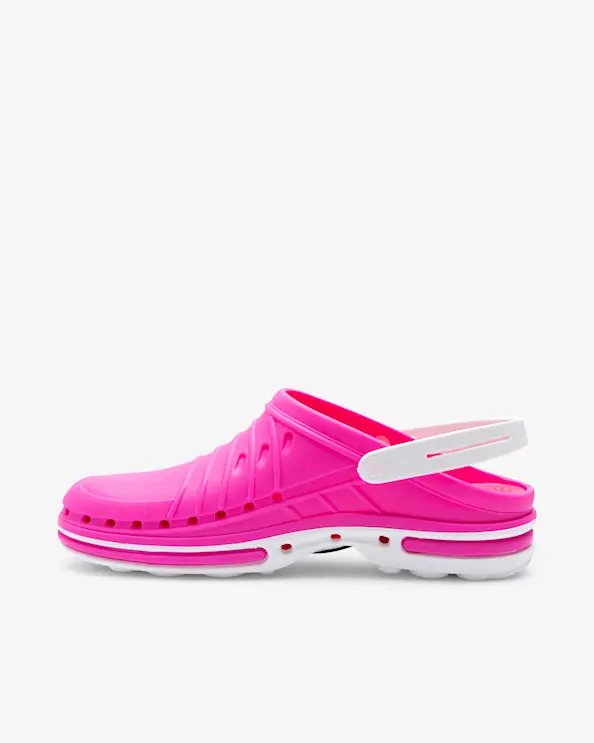 Wock Clog Slip in Hygiensko Rosa/Cerise