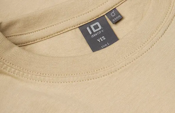 ID Identity T-Shirt YES Unisex Beige