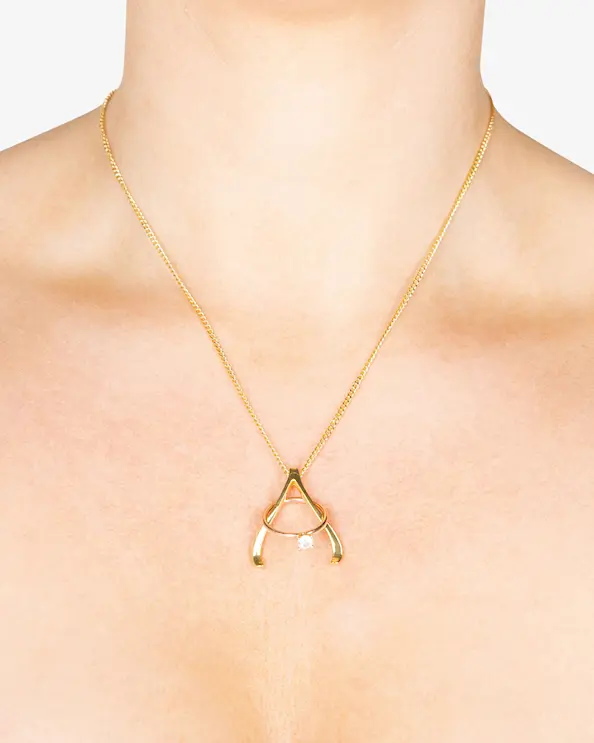 Halsband Ringhållare Guld
