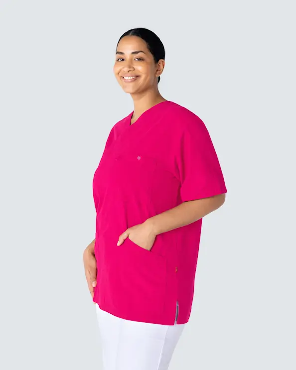 South West Cotton Crinkle Calle Fuchsia Busseronne Unisex