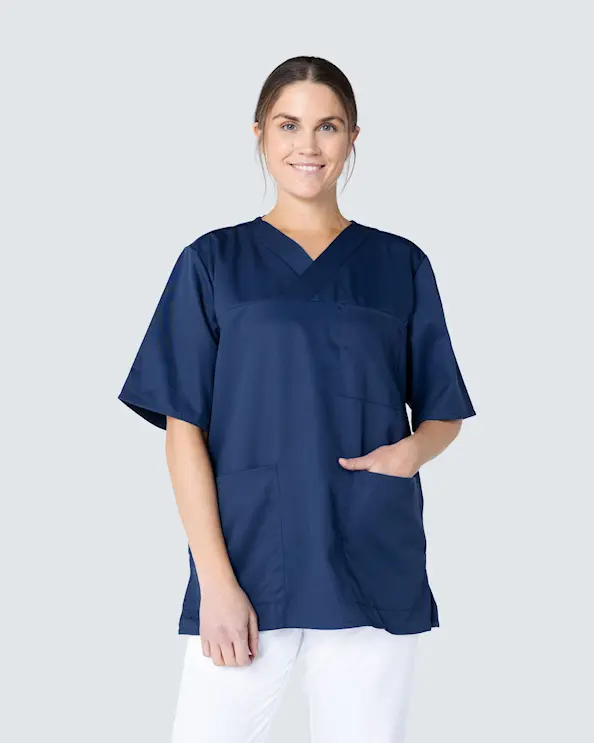 Kentaur Tencel Medical Marineblå Kittel Unisex