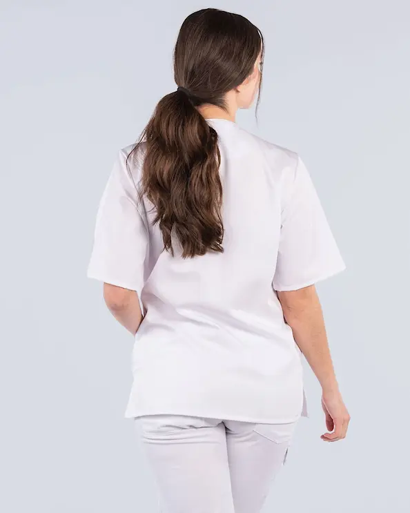 Kentaur Tencel Medical Hvit Kittel Unisex