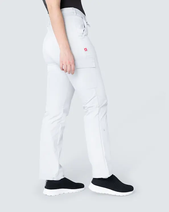 Segers Domestik Lysegrå To-I-Ett Bukse Dame