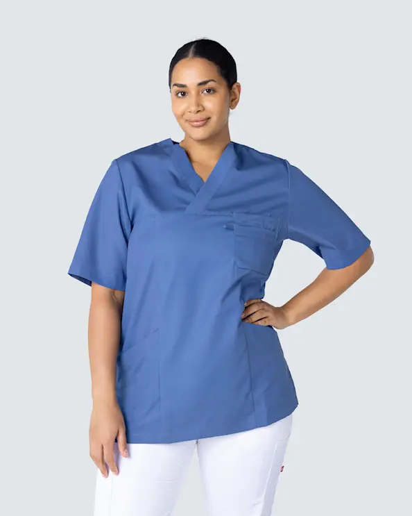 Segers Denimblå Tunika Tencel Unisex