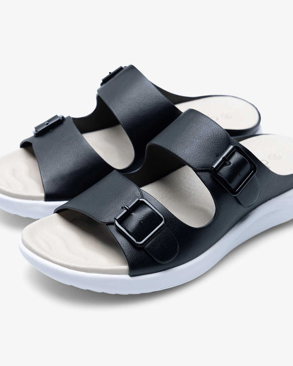 Beez Adore Black Slip in Sandal