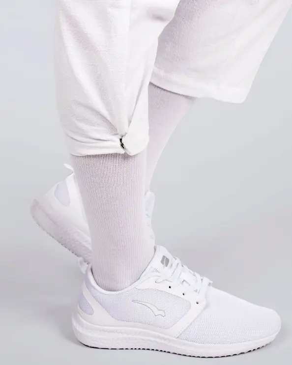 Hejco Crinkle Kari Hvid 3/4 Bukser Unisex